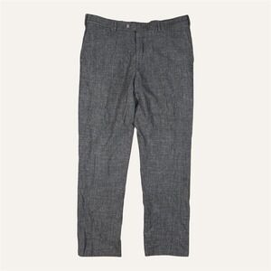 Suit Supply Brescia Linen Wool Sik Blend Gray Trouser Pants Mens Sz 35x30* EUC